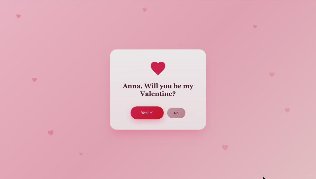 Will You Be My Valentine?