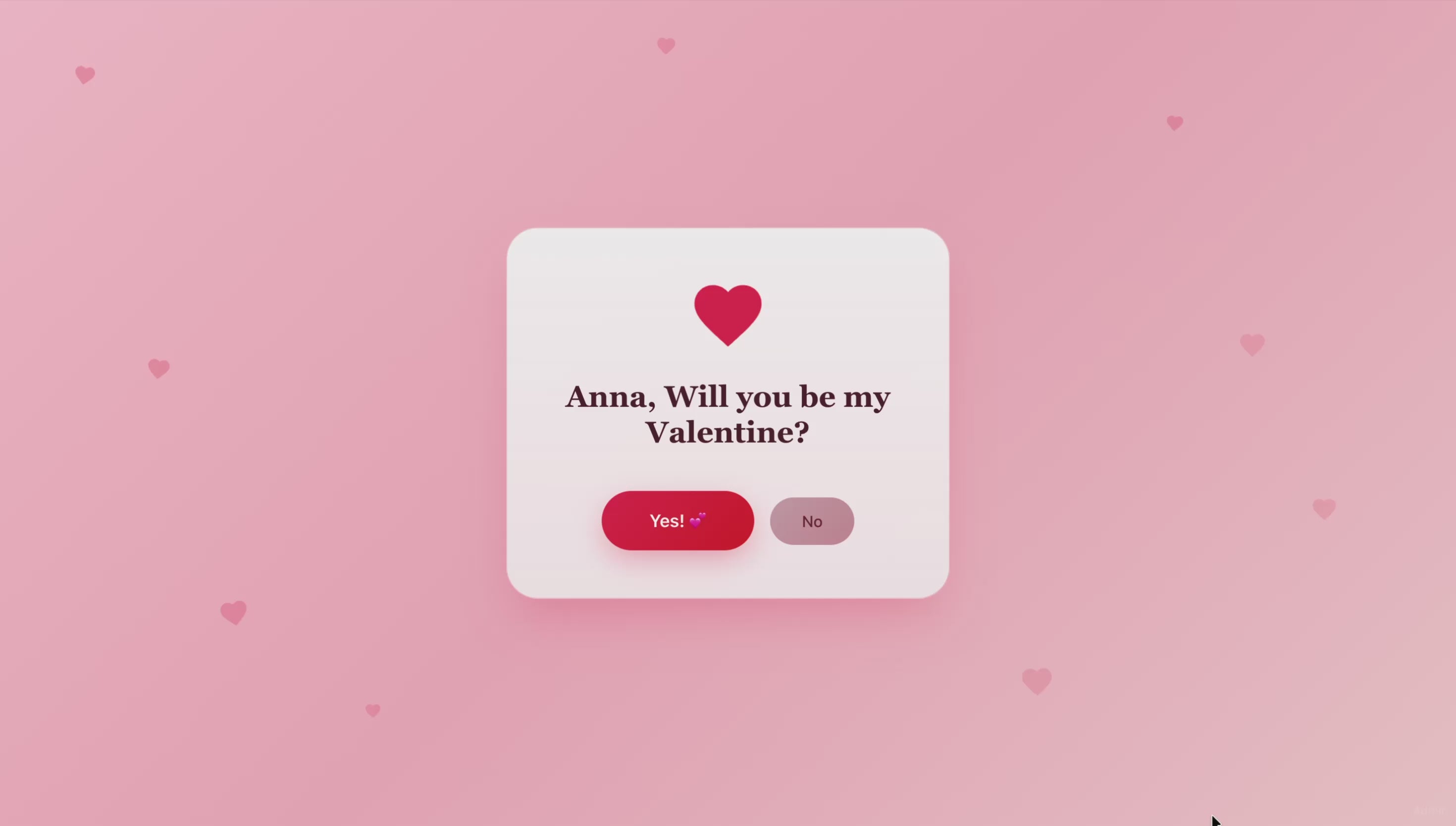 Will You Be My Valentine?