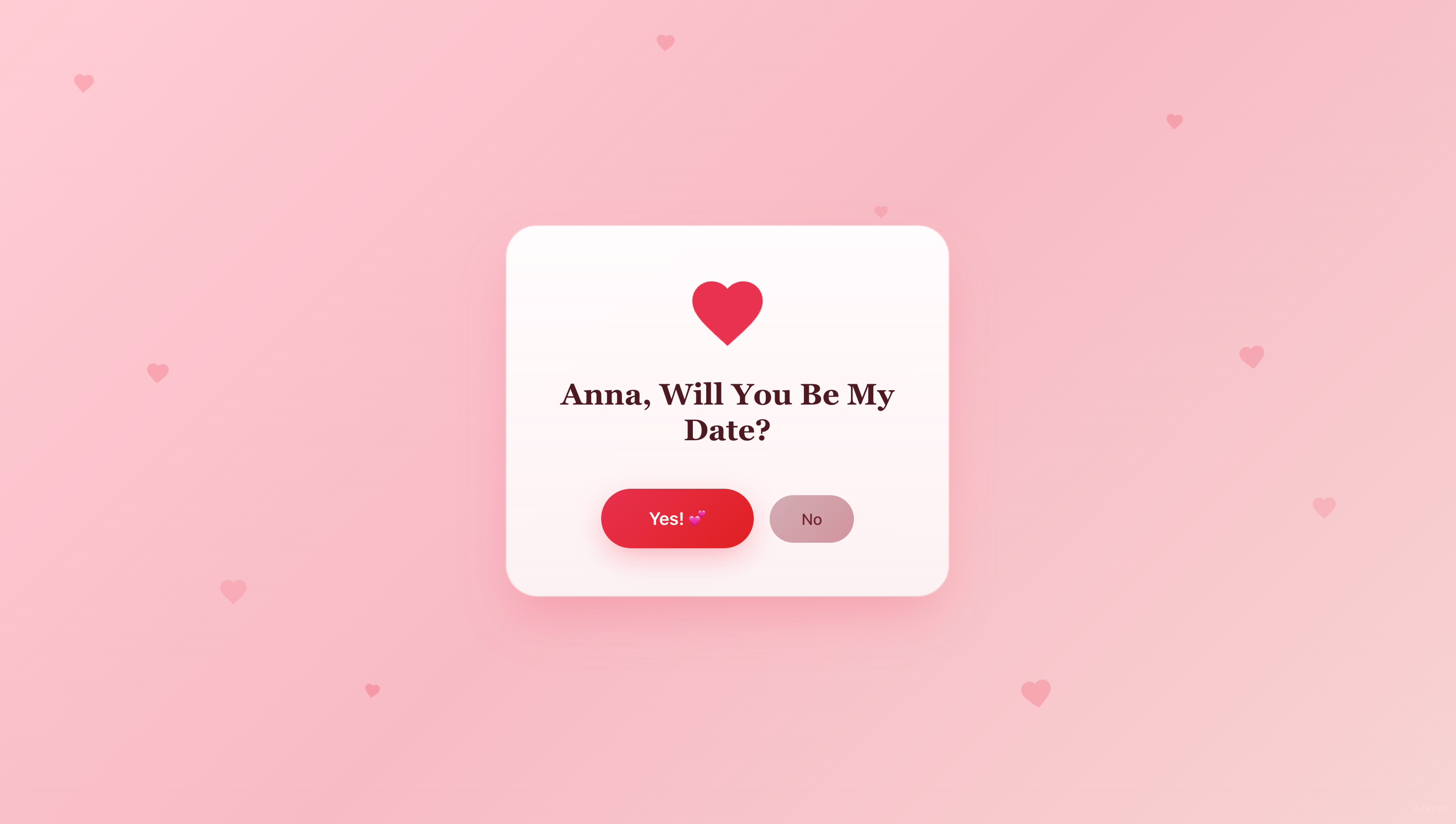 Will You Be My Date?